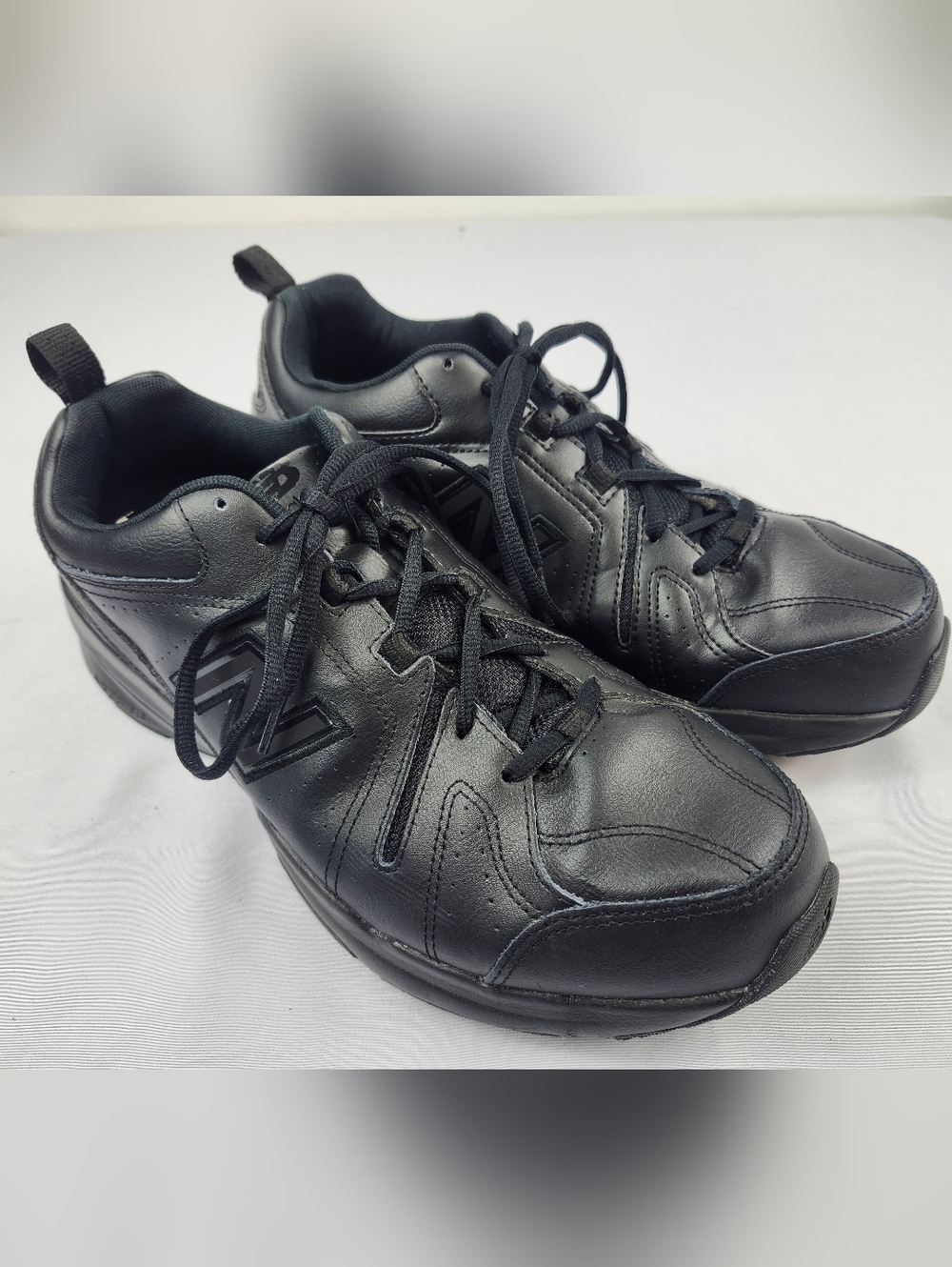 New Balance 608 Men's 12 EE Black Athletic Lace-Up Slip Resistant Shoes